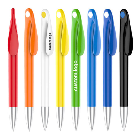 ballpoint pen with custom logo durable plastic fashion promotional gifts signature pen