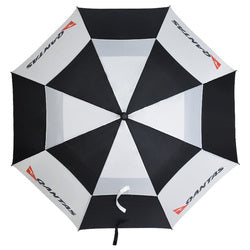 Fiberglass sunshade large design custom branded logo windproof big promotional customized golf umbrella with logo