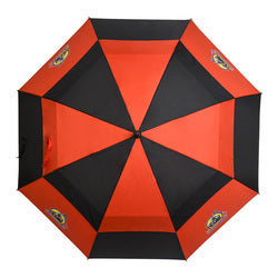 Fiberglass sunshade large design custom branded logo windproof big promotional customized golf umbrella with logo