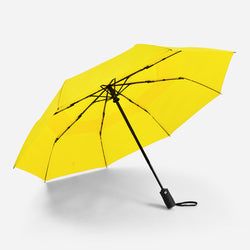 Auto open close designer customize logo print double layer 3 fold windproof promotional fold umbrella