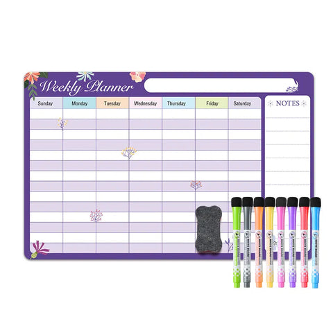 Custom Magnetic Calendars Whiteboard Planner For Refrigerator