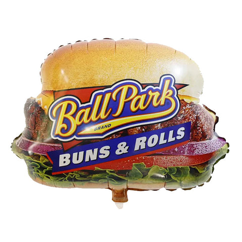 Custom advertising inflatable hamburger foil balloon