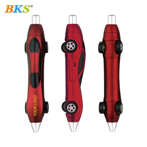 BKS Promotion Plastic Rubber Ballpoint Pen Colorful School Stationery Plastic Pen Custom Logo Gift Pen